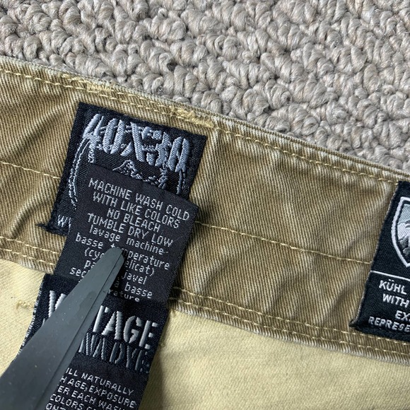 Kuhl Mens Jeans‎ Size 40X30 Brown Denim Straight Leg Pockets Outdoor Moto - Picture 12 of 13